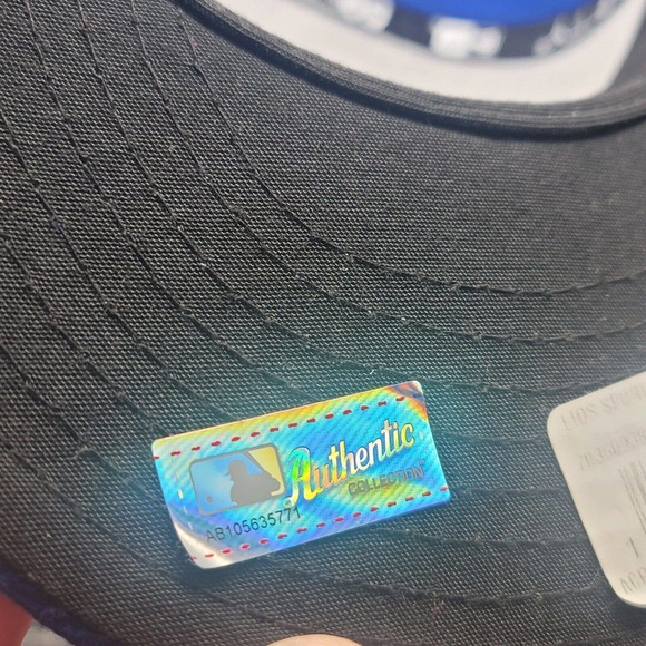 New York Mets New Era Authentic On-Field 59FIFTY Fitted Hat Blue 8 MLB Baseball - Picture 10 of 12